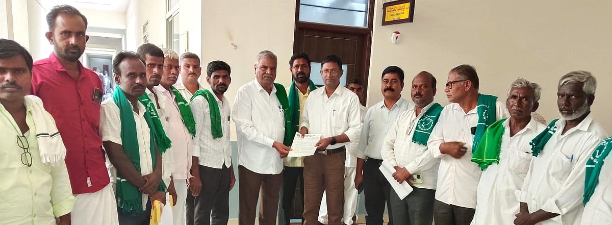 ಎಕರೆಗೆ 25 ಕ್ವಿಂಟಲ್ ಜೋಳ ಖರೀದಿಸಿ: ರಾಜ್ಯ ರೈತ ಸಂಘದಿಂದ ಪ್ರತಿಭಟನೆ
