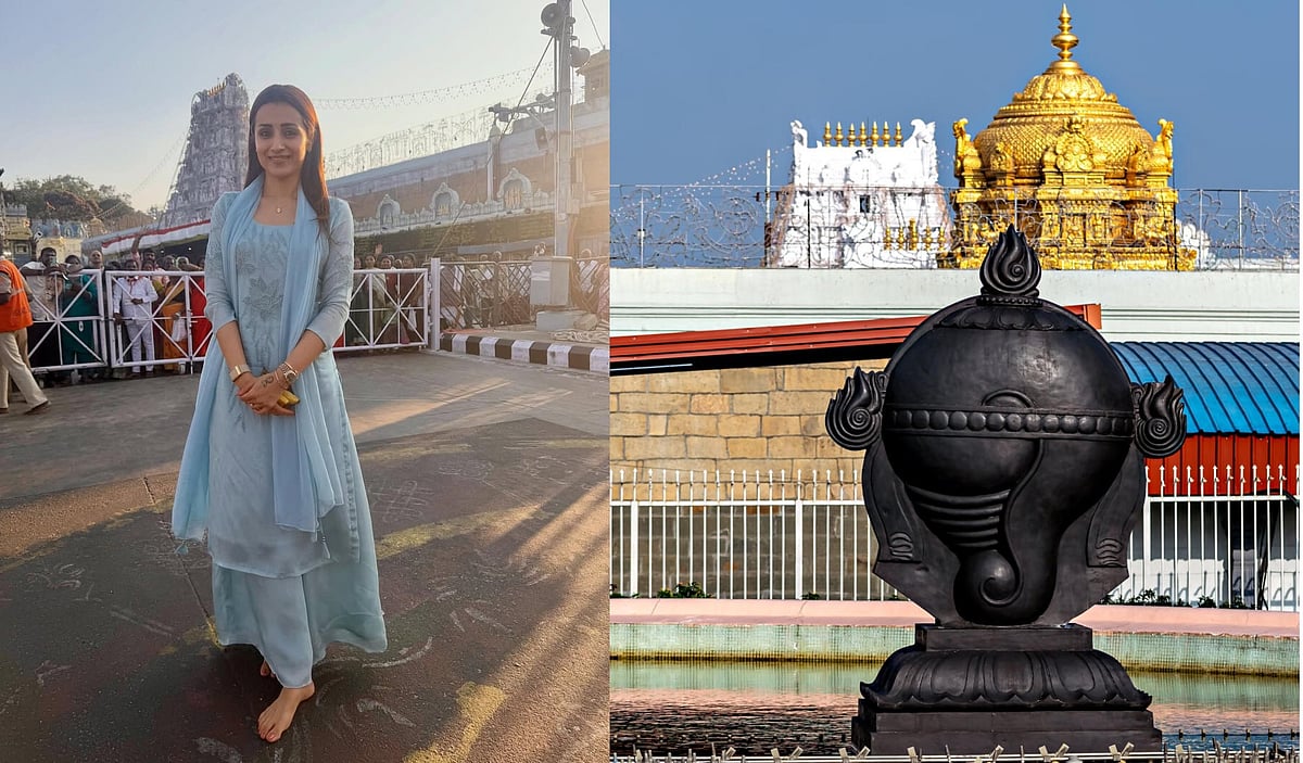 ತಿರುಪತಿ ತಿಮ್ಮಪ್ಪನ ದರ್ಶನ ಪಡೆದ ‘ಪವರ್’ ಚಿತ್ರದ ನಟಿ ತ್ರಿಷಾ