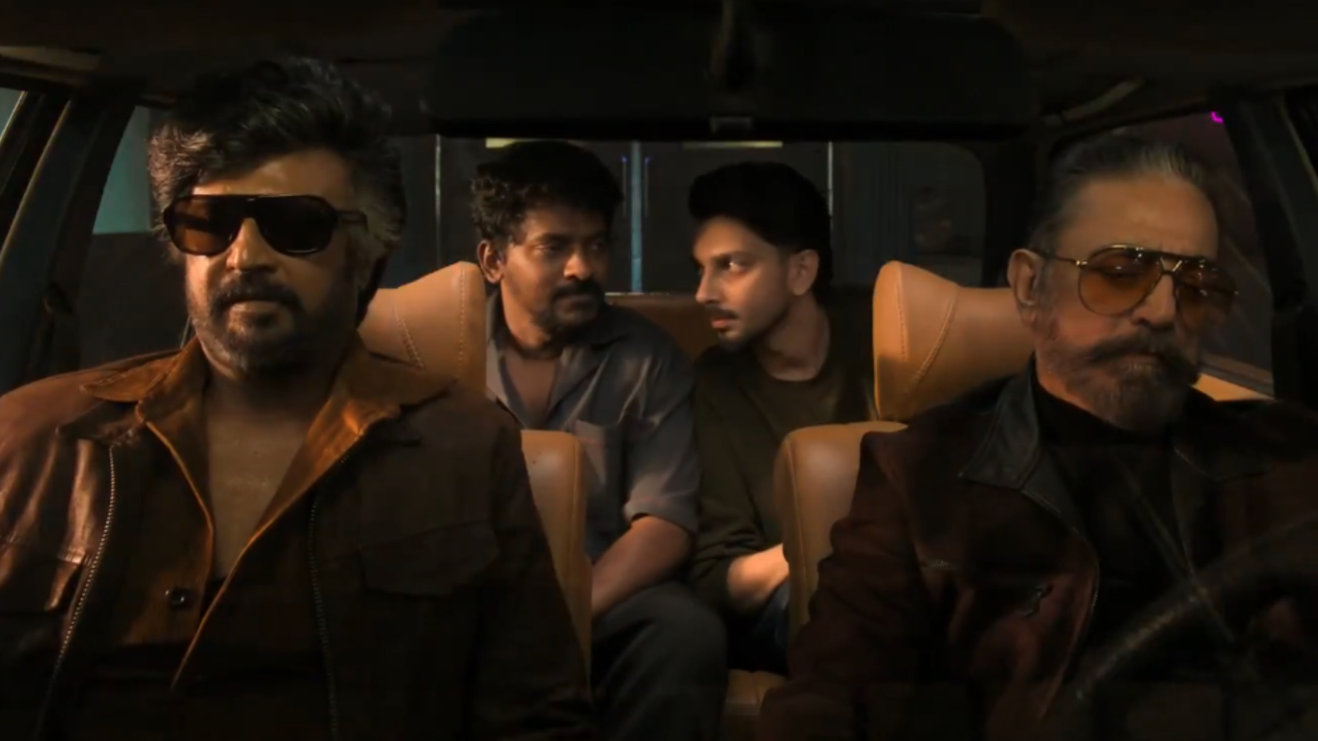 ಕಮಲ್‌ ಹಾಸನ್, ರಜನಿಕಾಂತ್, ಅನಿರುದ್ಧ್ ರವಿಚಂದರ್, ನೆಲ್ಸನ್ ದಿಲೀಪ್‌ಕುಮಾರ್