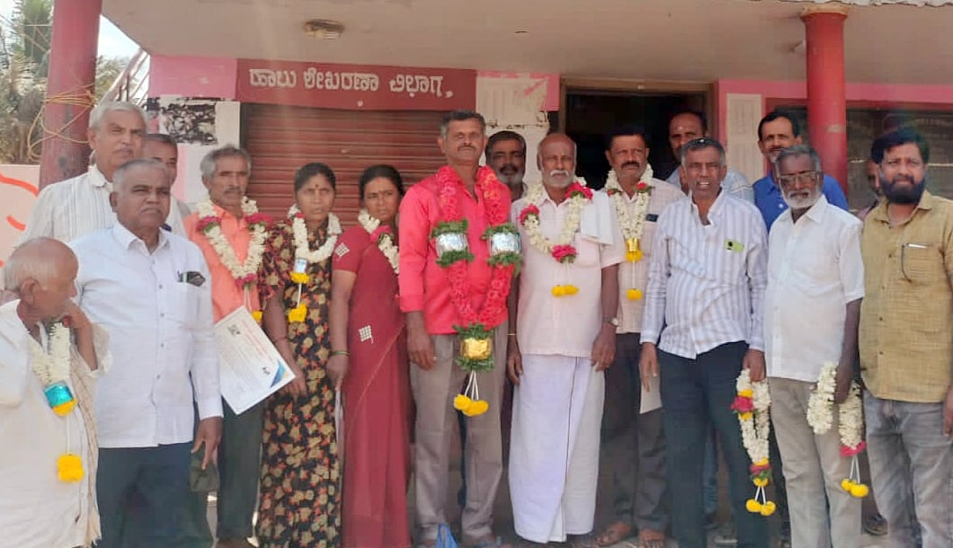 ನೆಲಮನೆ ಎಂಪಿಸಿಎಸ್‌ ಅಧ್ಯಕ್ಷರಾಗಿ ಎನ್‌.ಡಿ. ಸುಧಾಕರ್‌ ಆಯ್ಕೆ