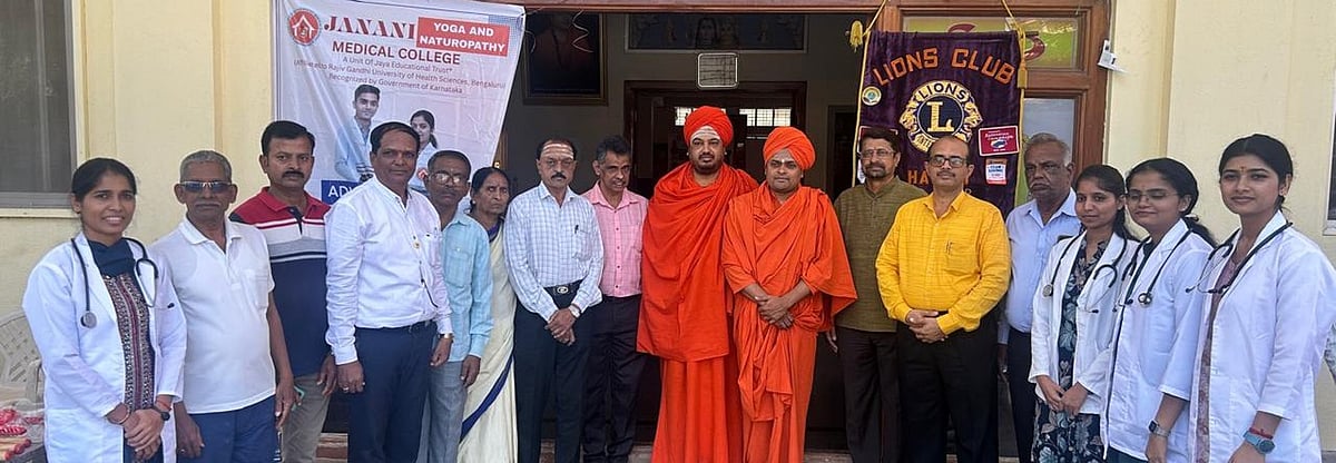 ಹಾವೇರಿ: ಪ್ರಕೃತಿ ಸಹಜ ಜೀವನ ಶೈಲಿಯಿಂದ ಆರೋಗ್ಯ 