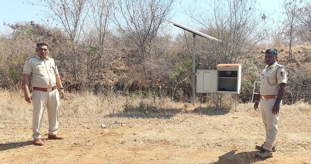 ಅರಣ್ಯದಲ್ಲಿ ಸೋಲಾರ್ ಬ್ಯಾಟರಿ ಕಳವು