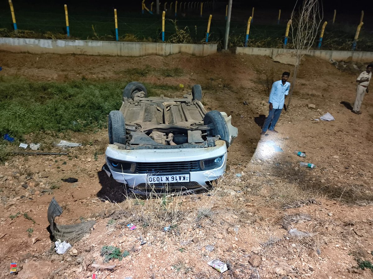 ಚಳ್ಳಕೆರೆ | ಅಪಘಾತ; ಲಾರಿ ಕ್ಲೀನರ್ ಸಾವು