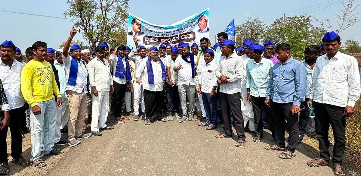 ಮೂರ್ತಿ ಶಿರಚ್ಛೇದ ಮಾಡಿದವರ ವಿರುದ್ದ ಪ್ರಕರಣ ದಾಖಲಿಸಿ: ದಲಿತ ಸಂಘರ್ಷ ಸಮಿತಿ