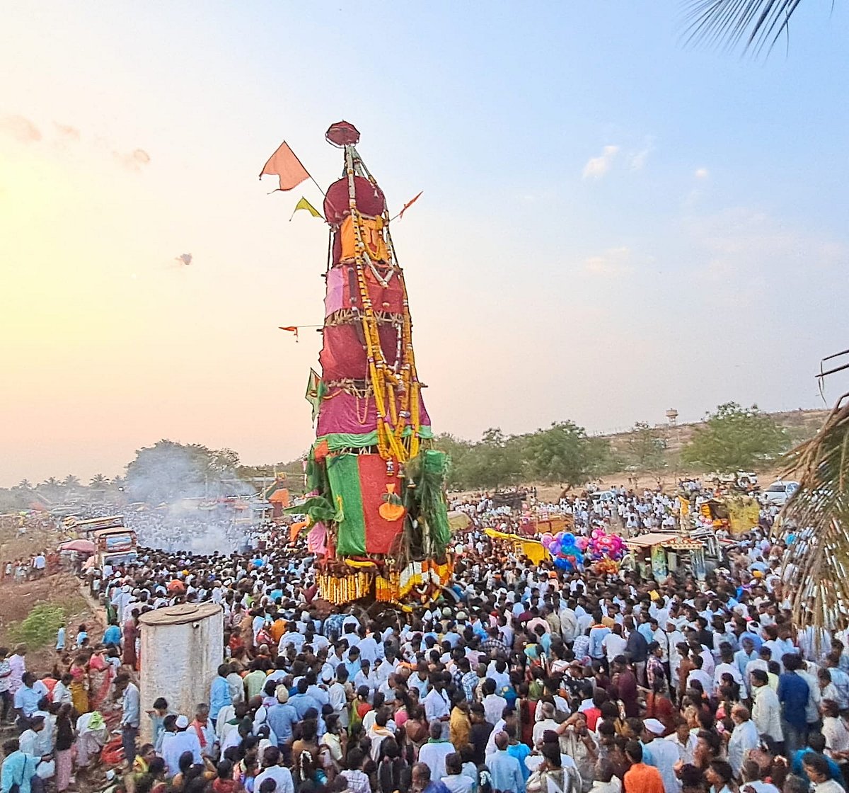 ಬಾಗಲಕೋಟೆ: ಮಳೆರಾಜೇಂದ್ರಸ್ವಾಮಿ ಅದ್ದೂರಿ ರಥೋತ್ಸವ