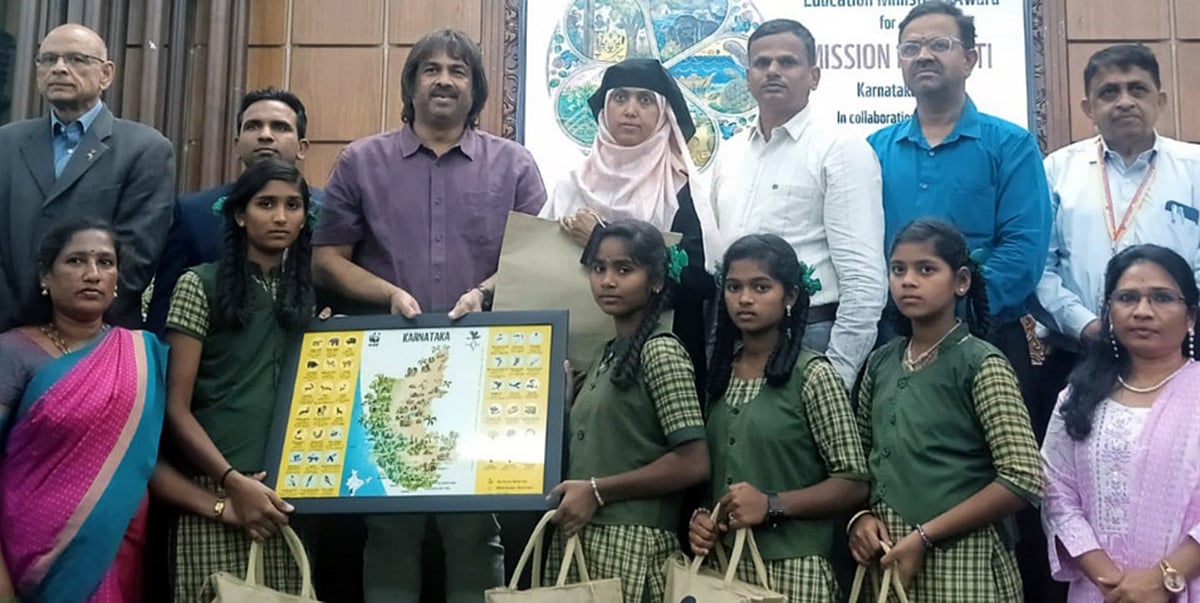 ಮೆಲ್ಲಹಳ್ಳಿ ಕಸ್ತೂರಬಾ ಗಾಂಧಿ ಶಾಲೆಗೆ ಪ್ರಶಸ್ತಿ