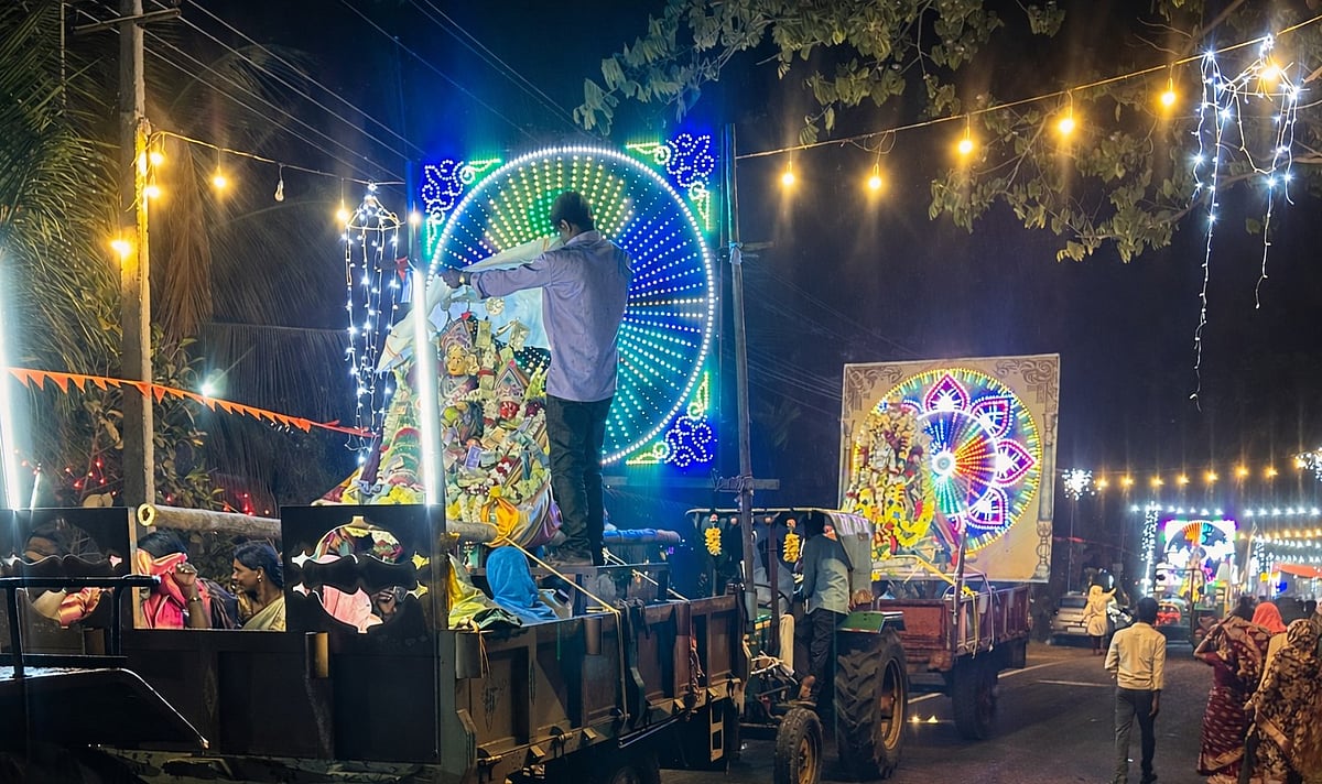 ಮಲೇಬೆನ್ನೂರು: ಗ್ರಾಮದೇವತೆಯ ರಾಜಬೀದಿ ಉತ್ಸವ