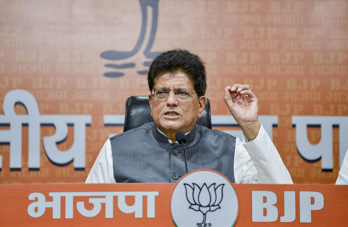 ರಾಹುಲ್ ಗಾಂಧಿ ಮತ್ತು ಕಾಂಗ್ರೆಸ್ ಪಕ್ಷವು ದೇಶ ವಿರೋಧಿಗಳ ಕೈಗೊಂಬೆ: ಪಿಯೂಷ್ ಗೋಯಲ್