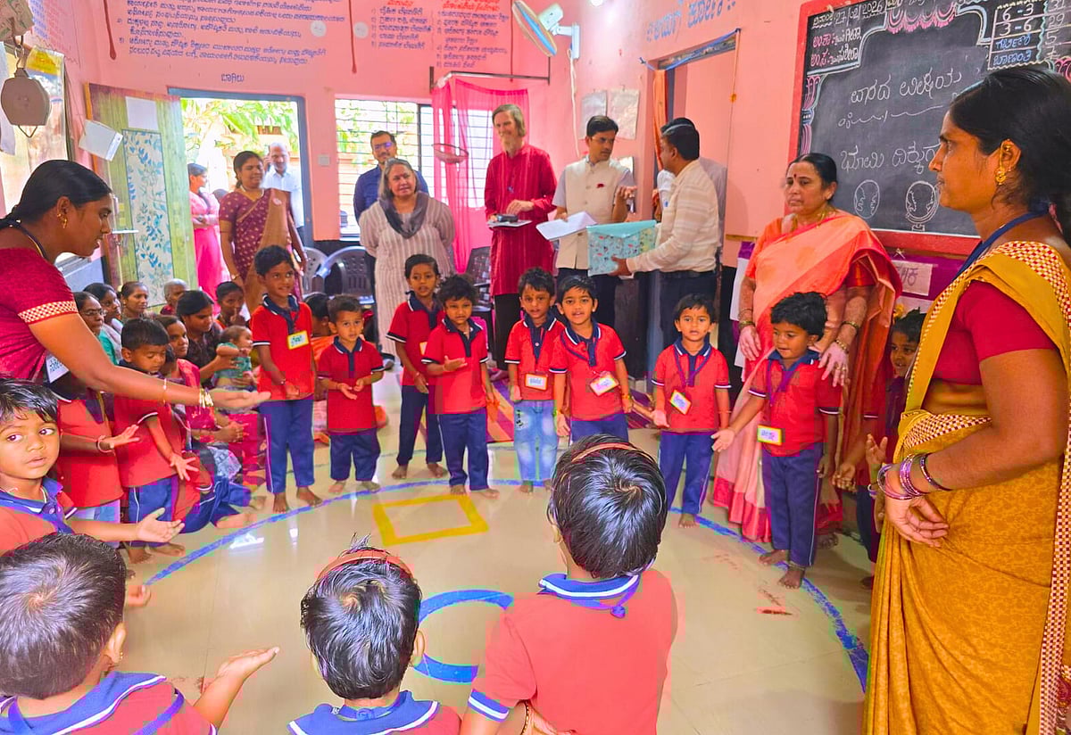 ಅಂಗನವಾಡಿಗೆ ಉಮಾ ಮಹಾದೇವನ್‌ ಭೇಟಿ