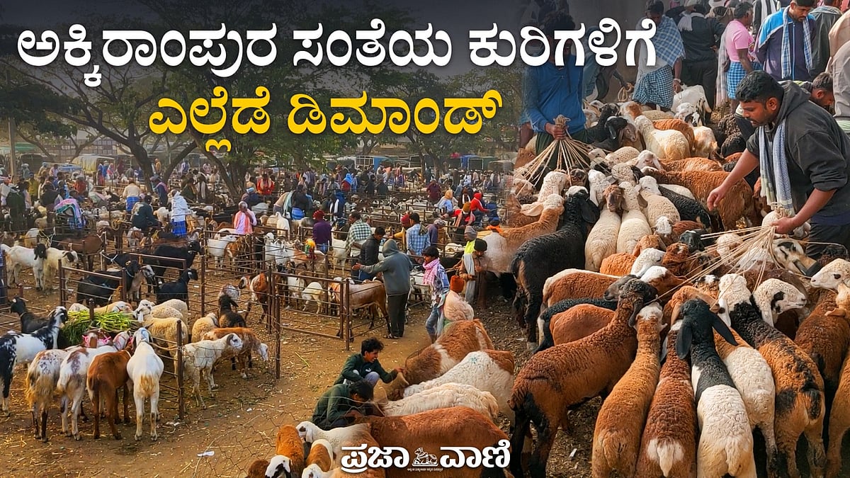 ತುಮಕೂರಿನ ಅಕ್ಕಿರಾಂಪುರ ಸಂತೆಯಲ್ಲಿ ಕೋಟ್ಯಂತರ ರೂಪಾಯಿ ವ್ಯವಹಾರ