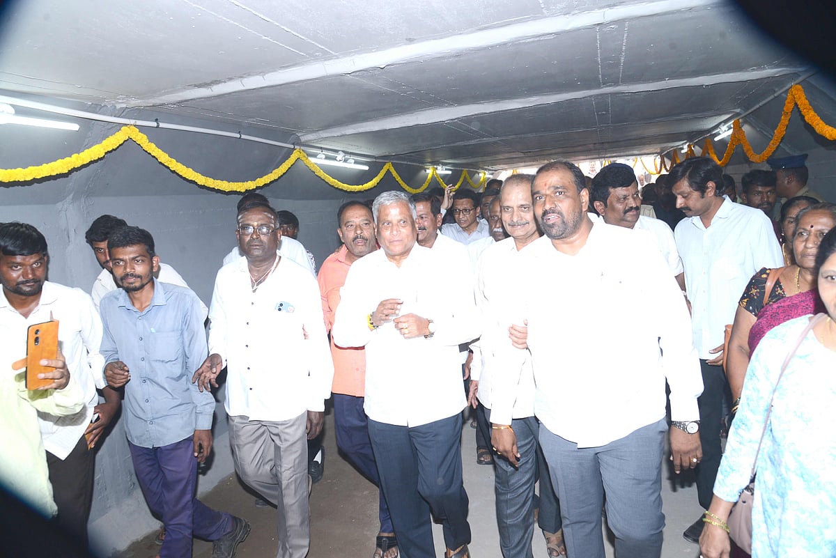 ತುಮಕೂರು–ದಾವಣಗೆರೆ ರೈಲ್ವೆ ಕಾಮಗಾರಿಗೆ ವೇಗ:   ವಿ.ಸೋಮಣ್ಣ