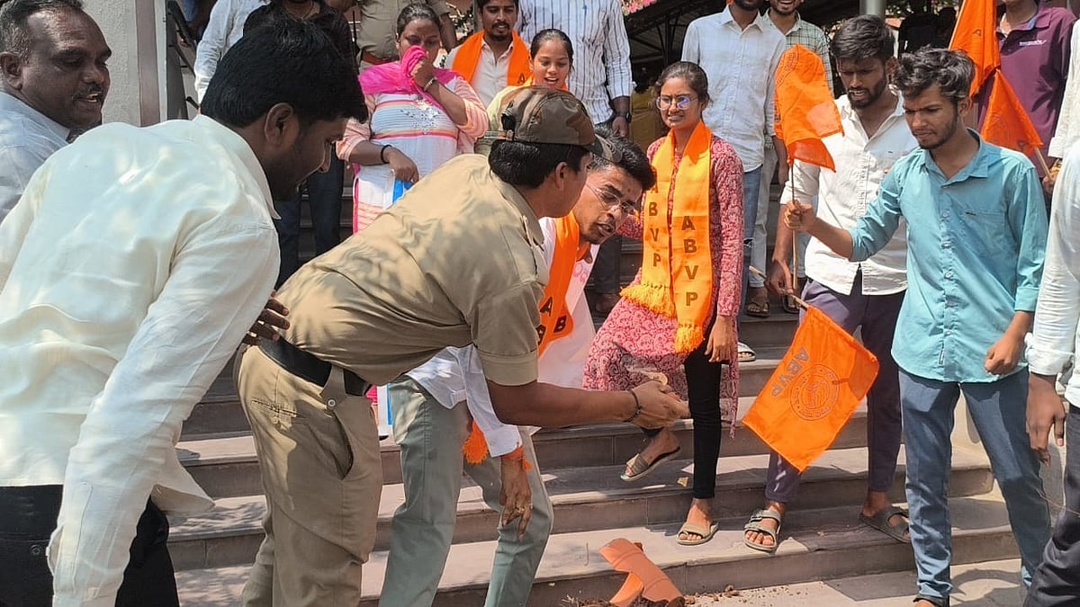 ಡ್ರಗ್ಸ್ ಪೂರೈಕೆ ಆರೋಪ: ಖಾಸಗಿ ಶಾಲೆಯಲ್ಲಿ ಎಬಿವಿಪಿ ಗಲಾಟೆ