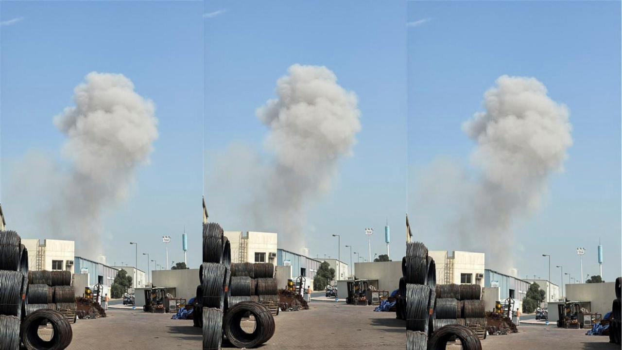 ಬಹರೈನ್‌ನ ಮನಾಮದಲ್ಲಿ ಸ್ಫೋಟದಿಂದ ಎದ್ದಿರುವ ಹೊಗೆ