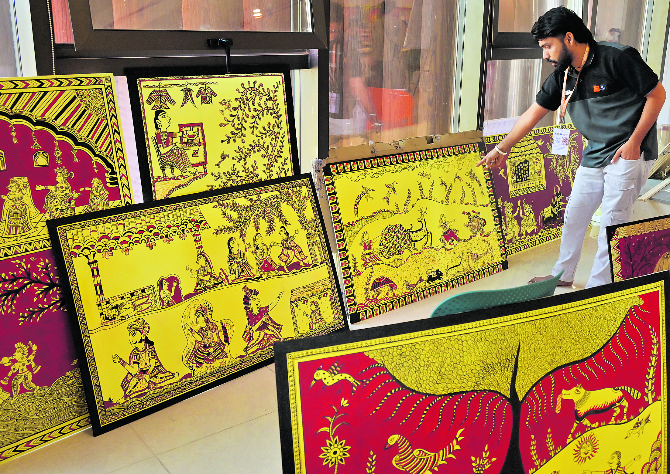 ಶಿಬಿರದಲ್ಲಿ ರಚನೆಗೊಂಡ ಚಿತ್ರಗಳು