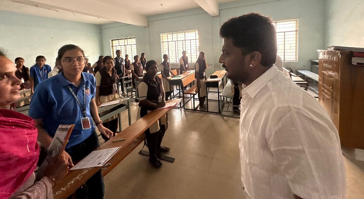 ಕನ್ನಡ ಪರೀಕ್ಷೆಗೆ ವಿದ್ಯಾರ್ಥಿಗಳ ಉತ್ಸಾಹ