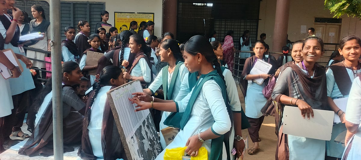 ಪಿಯು ಪರೀಕ್ಷೆ: ಪೊಲೀಸ್‌ ಬಂದೋಬಸ್ತ್‌ ಅವ್ಯವಸ್ಥೆ