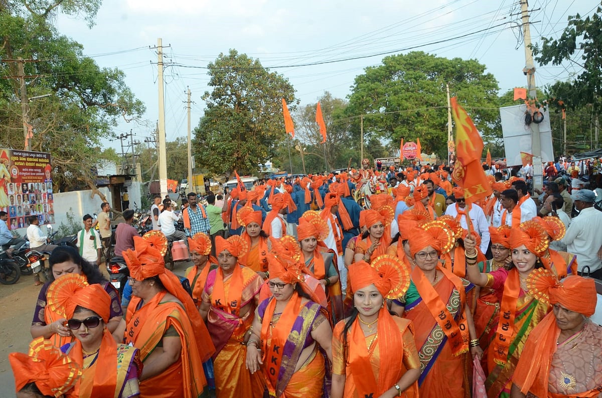 ಹಾವೇರಿ | ಶಿವಾಜಿ ಜಯಂತಿ: ಮಾರ್ಗ ಬದಲಿಸಿದ ಮೆರವಣಿಗೆ