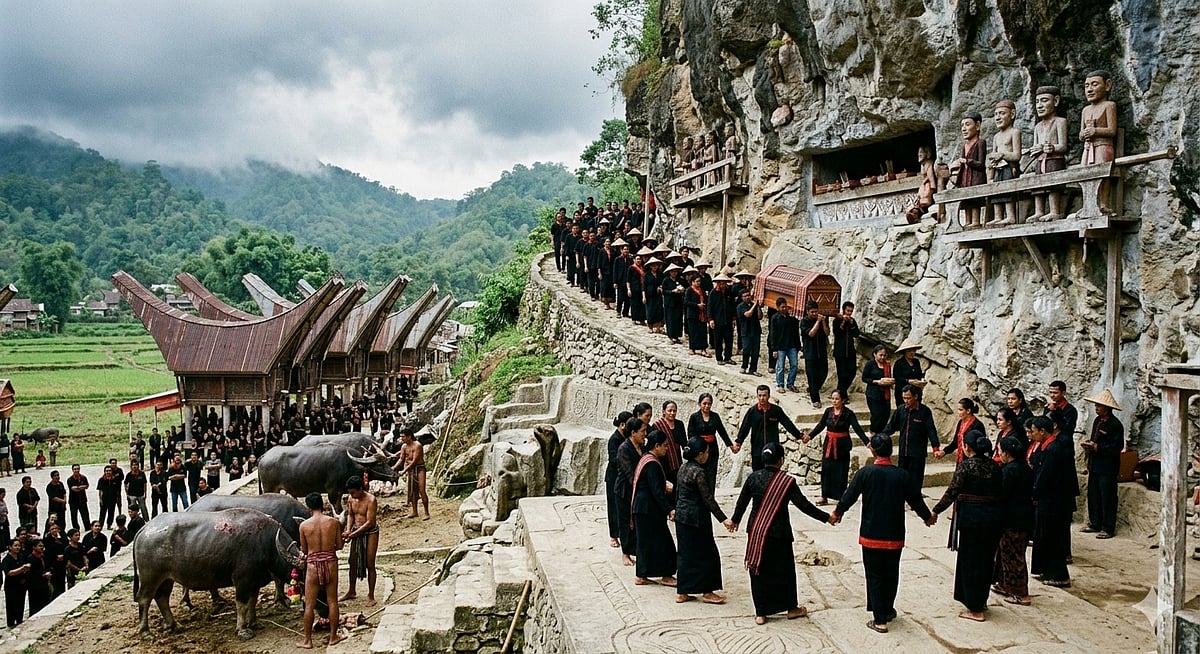 ಟೊರೊಜಾ ಸಂಸ್ಕೃತಿಯಲ್ಲೂ ಯಮನ ವಾಹನಕ್ಕೆ ಮನ್ನಣೆ: ಕೋಣದೊಂದಿಗೆ ಸ್ವರ್ಗದ ಪಯಣ