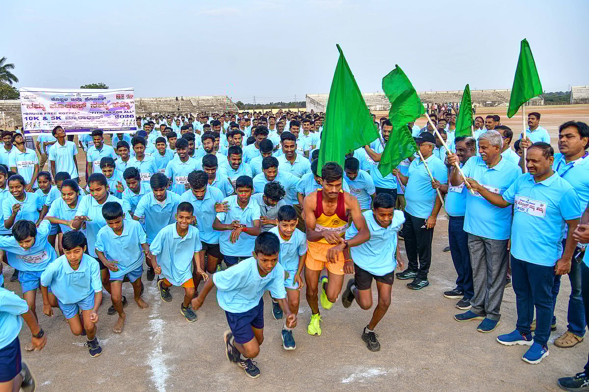 ಕೊಪ್ಪಳ| ಪೊಲೀಸ್‌ ಮ್ಯಾರಾಥಾನ್‌: ಬೆಳ್ಳಂ ಬೆಳಿಗ್ಗೆ ಓಟದ ಖುಷಿ