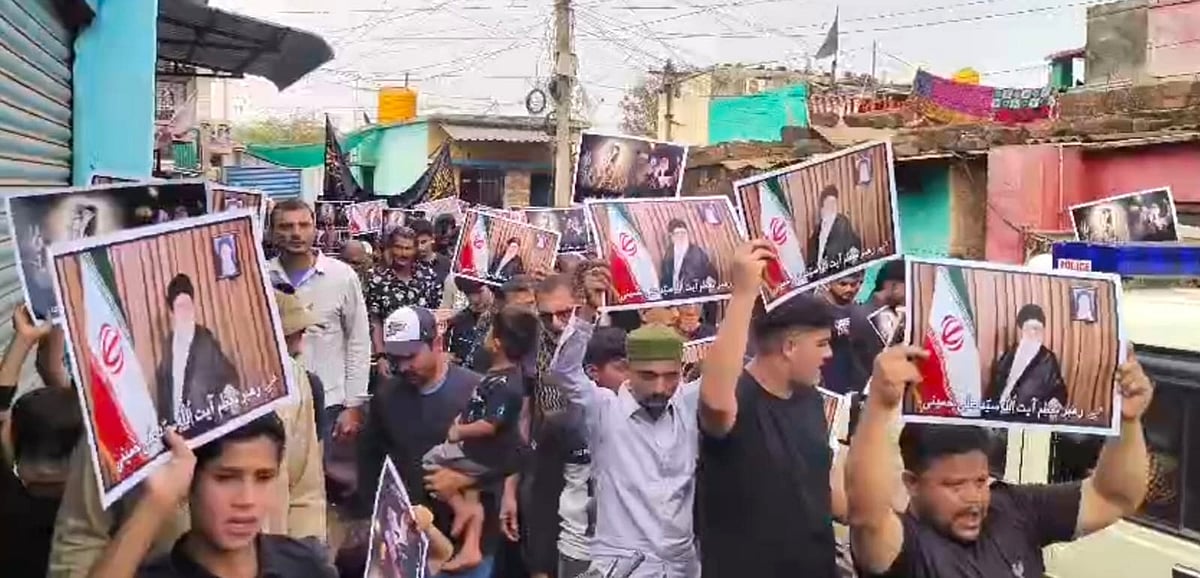 ಖಮೇನಿ ಹತ್ಯೆ; ಅಮೆರಿಕ, ಇಸ್ರೇಲ್‌ ವಿರುದ್ಧ ಬೀದರ್‌ನಲ್ಲಿ  ಪ್ರತಿಭಟನೆ