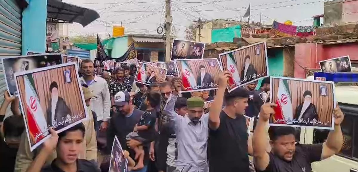 ಖಮೇನಿ ಹತ್ಯೆ ಅಮೆರಿಕ, ಇಸ್ರೇಲ್‌ ವಿರುದ್ಧ ಬೀದರ್‌ನಲ್ಲಿ ಪ್ರತಿಭಟನೆ