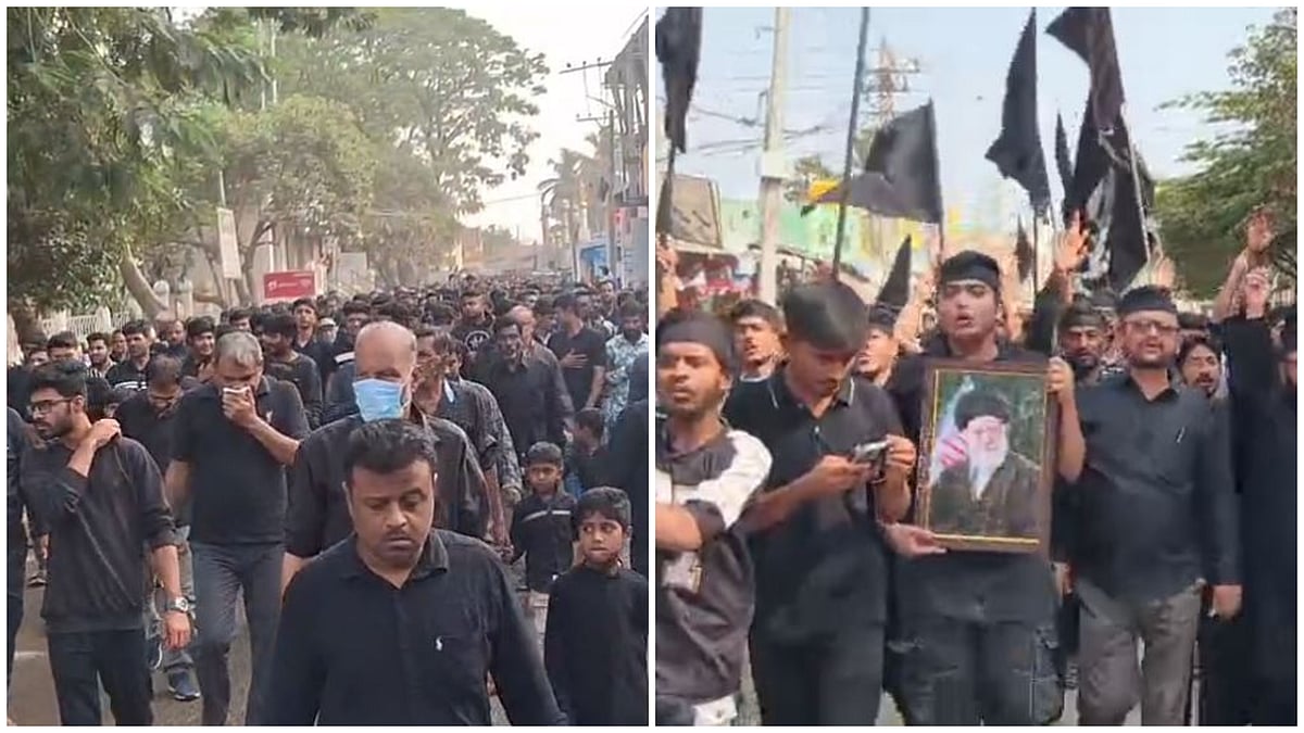 ಖಮೇನಿ ಹತ್ಯೆ ಖಂಡಿಸಿ ಚಿಕ್ಕಬಳ್ಳಾಪುರದ ಅಲೀಪುರದಲ್ಲಿ ಭಾರಿ ಪ್ರತಿಭಟನಾ ಮೆರವಣಿಗೆ