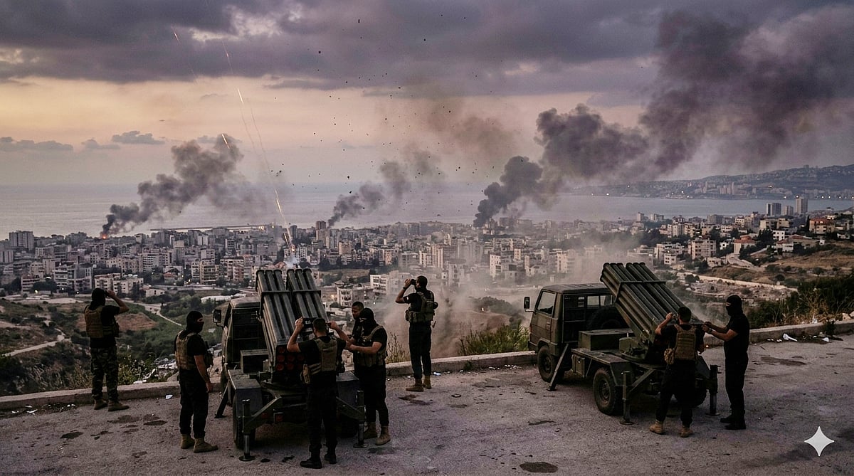 ಖಮೇನಿ ಹತ್ಯೆಗೆ ಪ್ರತೀಕಾರ: ಇಸ್ರೇಲ್ ಮೇಲೆ ಹಿಜ್ಬುಲ್ಲಾ ಕ್ಷಿಪಣಿ, ಡ್ರೋನ್ ದಾಳಿ