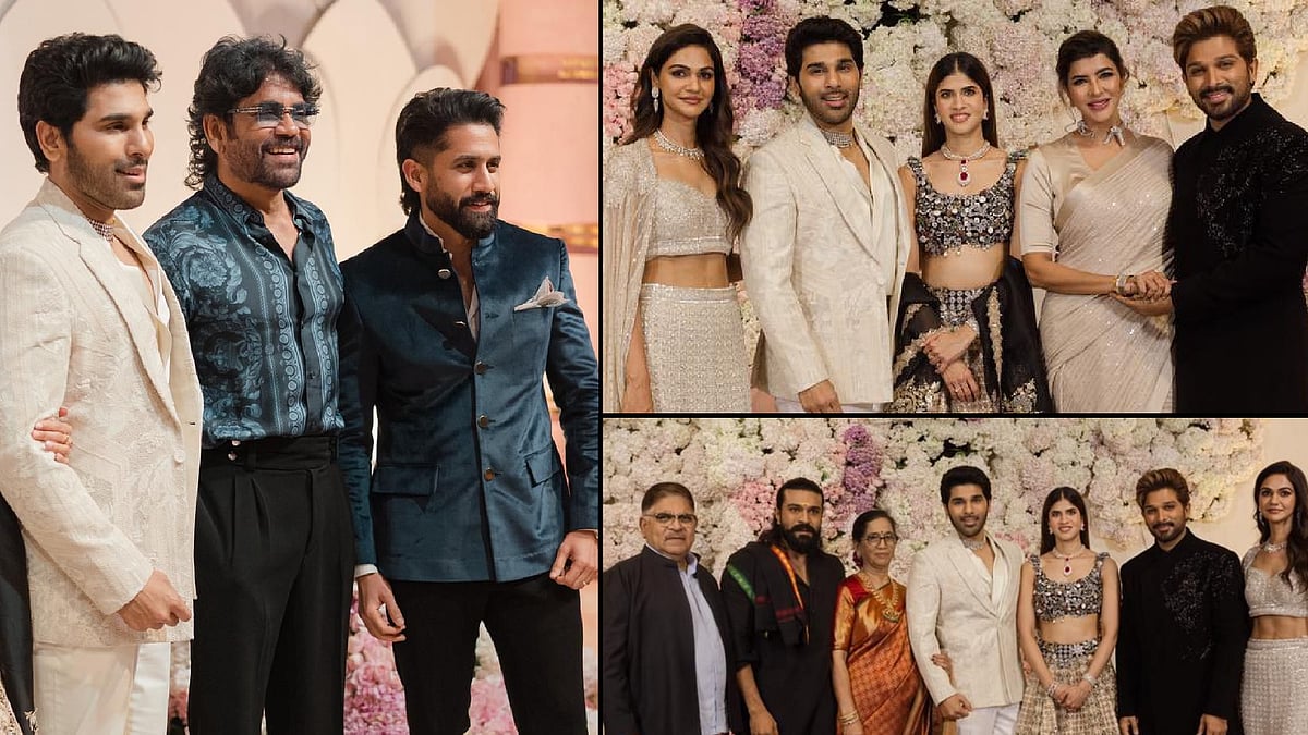 Photos: ಅಲ್ಲು ಅರ್ಜುನ್ ಸಹೋದರನ ಆರತಕ್ಷತೆ ಸಮಾರಂಭದಲ್ಲಿ ಸೆಲೆಬ್ರಿಟಿಗಳು