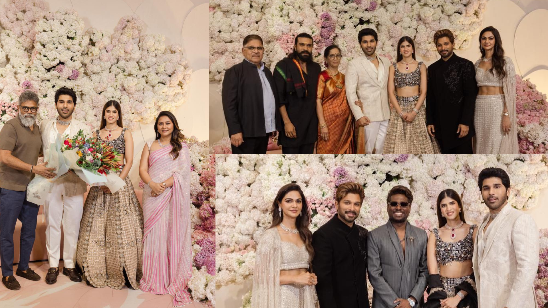 ಅಲ್ಲು ಅರ್ಜುನ್ ಸಹೋದರ ಅಲ್ಲು ಸಿರೀಶ್‌ ಆರತಕ್ಷತೆ ಸಮಾರಂಭದಲ್ಲಿ ಸೆಲೆಬ್ರಿಟಿಗಳು ಭಾಗಿ