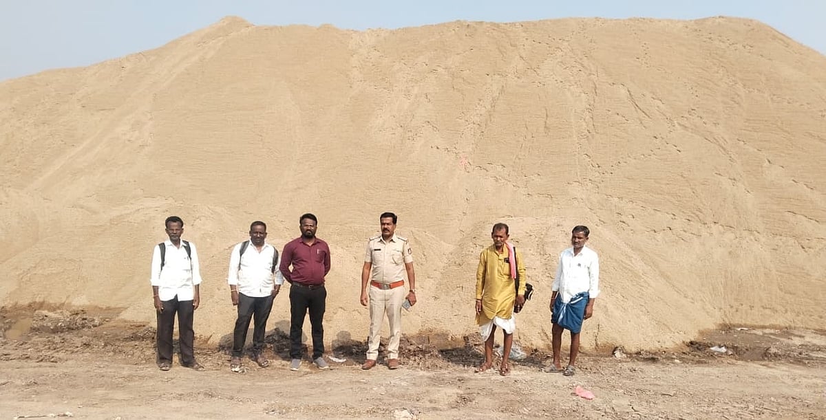 ಯಾದಗಿರಿ | 2.68 ಲಕ್ಷ ಮೆಟ್ರಿಕ್‌ ಟನ್ ಮರಳು ಜಪ್ತಿ