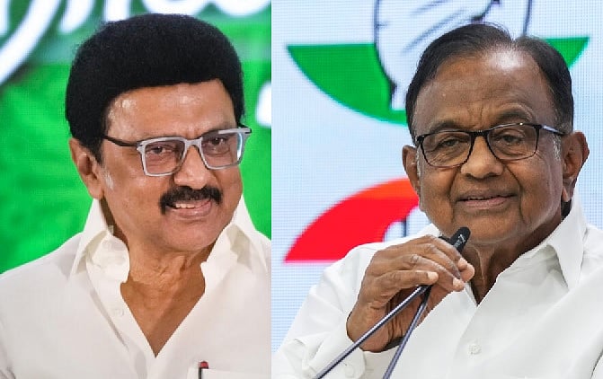 ತಮಿಳುನಾಡು ಚುನಾವಣೆ: ಸೀಟು ಹಂಚಿಕೆ ಬಗ್ಗೆ ಸ್ಟಾಲಿನ್‌, ಚಿದಂಬರಂ ಚರ್ಚೆ