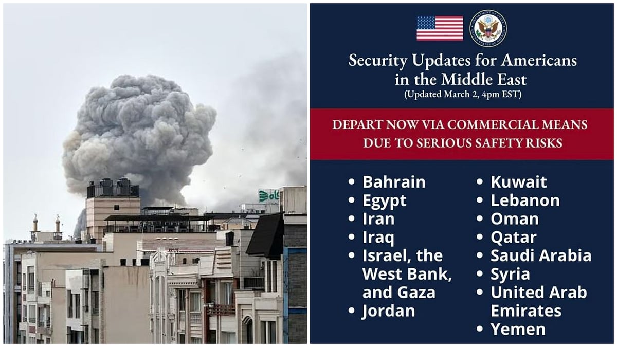 ಪಶ್ಚಿಮ ಏಷ್ಯಾದ 10ಕ್ಕೂ ಹೆಚ್ಚು ದೇಶಗಳಿಂದ ತಕ್ಷಣ ಹೊರಡಲು ಪ್ರಜೆಗಳಿಗೆ US ಸೂಚನೆ