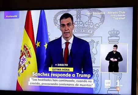 ನಮಗೆ ಯುದ್ಧ ಬೇಡ: ಟ್ರಂಪ್‌ಗೆ ತಿರುಗೇಟು ಕೊಟ್ಟ ಸ್ಪೇನ್ ಪ್ರಧಾನಿ ಸ್ಯಾಂಚೆಜ್