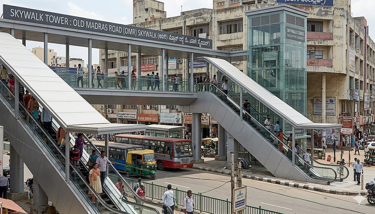 ಬೆಂಗಳೂರು: ಪಾದಚಾರಿಗಳ ಸಂಕಷ್ಟ ಪರಿಹಾರಕ್ಕೆ 9 ಸ್ಕೈವಾಕ್‌