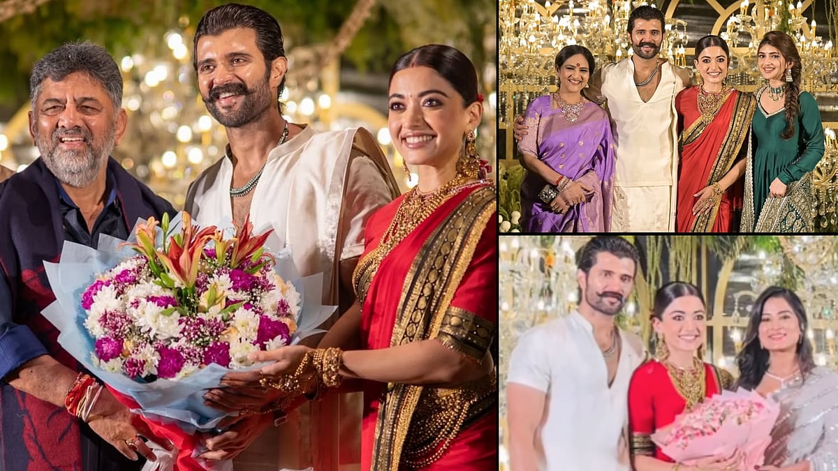 ರಶ್ಮಿಕಾ ಮಂದಣ್ಣ-ವಿಜಯ್‌ ದೇವರಕೊಂಡ ಆರತಕ್ಷತೆಗೆ ತೆರಳಿದ ಕನ್ನಡದ ತಾರೆಯರು