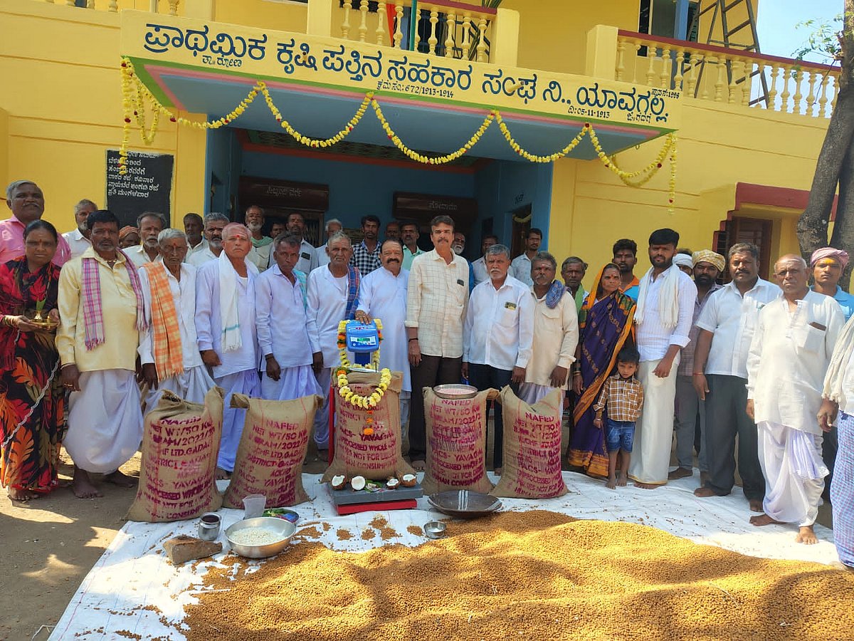 ರೋಣ: ಕಡಲೆ ಖರೀದಿ ಕೇಂದ್ರ ಆರಂಭ