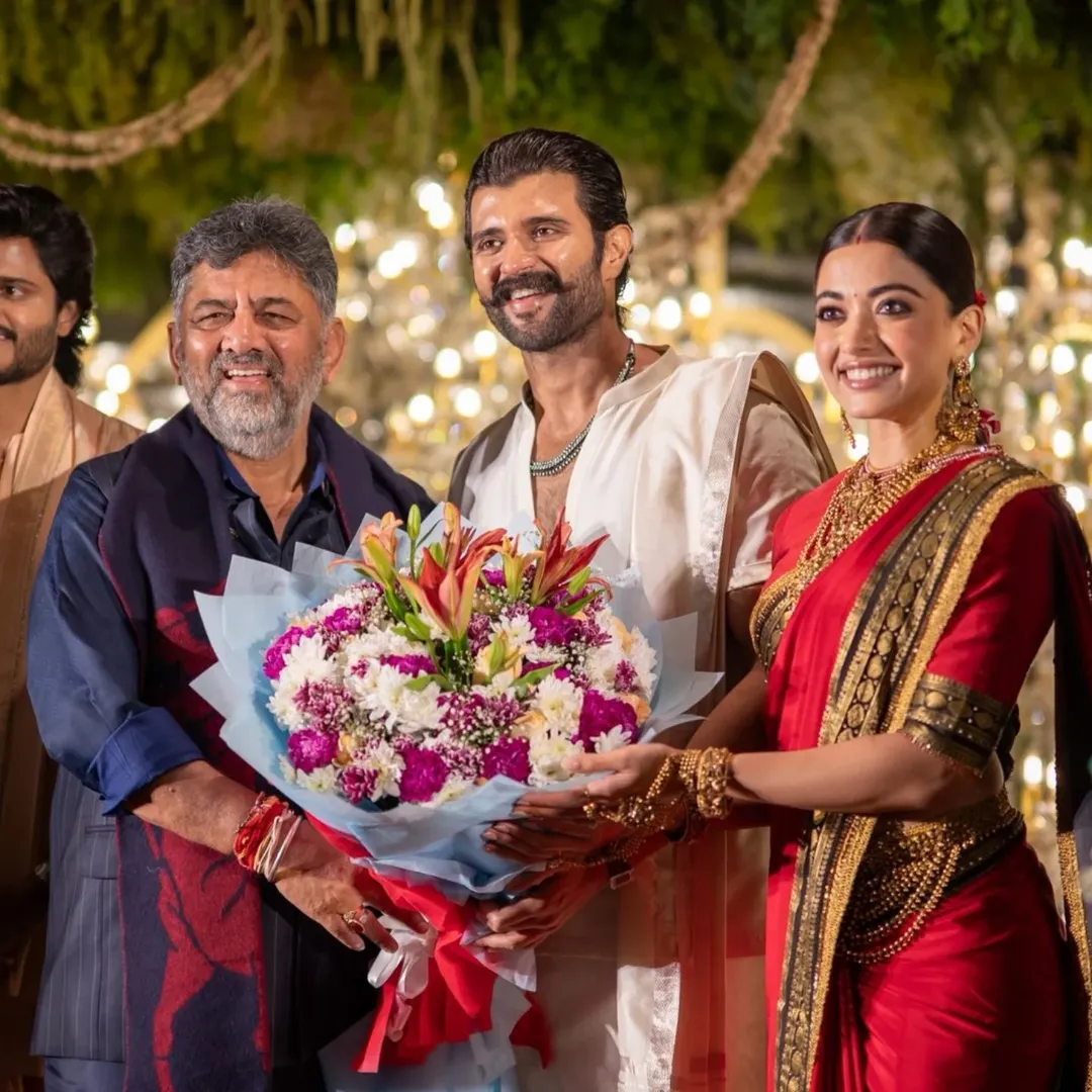 ಡಿ.ಕೆ ಶಿವಕುಮಾರ್, ರಶ್ಮಿಕಾ ಮಂದಣ್ಣ-ವಿಜಯ್‌ ದೇವರಕೊಂಡ 