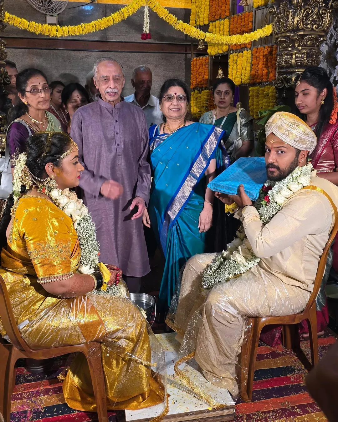 ನಟ ದರ್ಶಿತ್ ಗೌಡ ಮದುವೆಯಲ್ಲಿ ಧಾರಾವಾಹಿ ಕಲಾವಿದರು ಭಾಗಿ