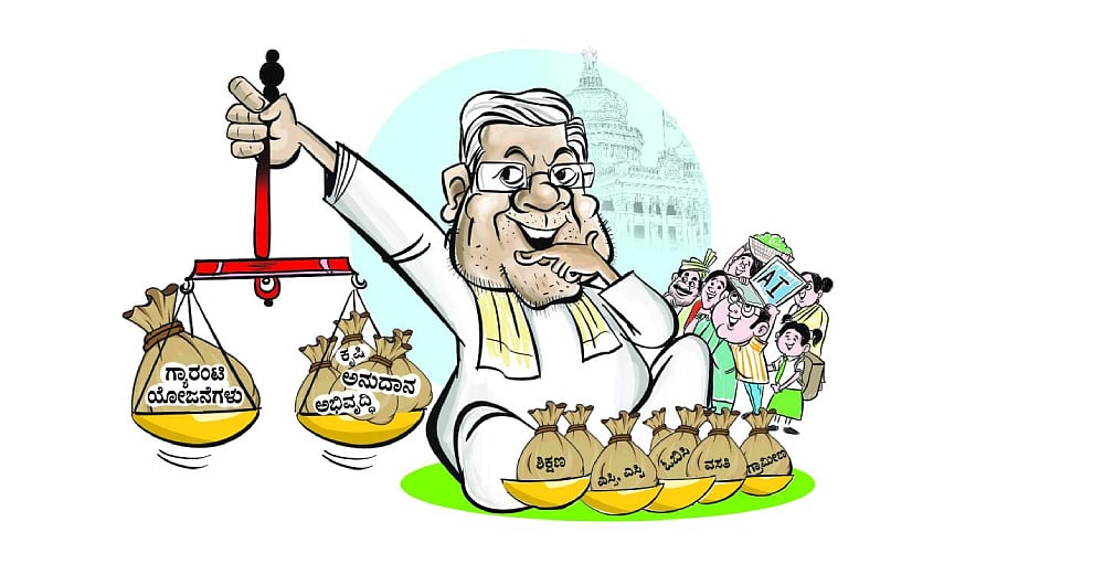 ಗ್ಯಾರಂಟಿ ನಿರಾತಂಕ, ಅಭಿವೃದ್ಧಿಗೂ ಅಂಕ: ಇದು ಸಿದ್ದರಾಮಯ್ಯ ಅರ್ಥಲೋಕ