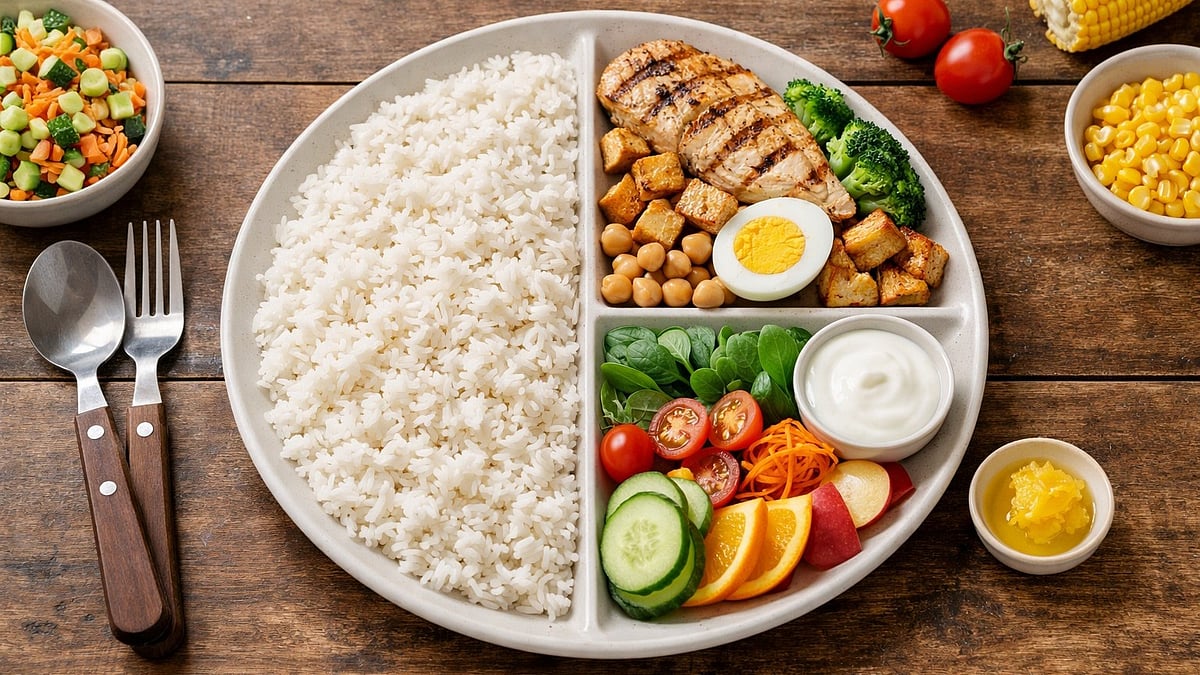 ತಿಂದುಂಡು ಸುಖವಾಗಿ: ಯಾವುದನ್ನು ಎಷ್ಟು ತಿನ್ನಬೇಕು; ತೂಕ ಇಳಿಸಲು ಊಟದ ಅನುಪಾತ