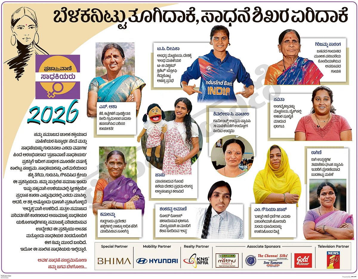 ಪ್ರಜಾವಾಣಿ ಸಾಧಕಿಯರು: ಬೆಳಕನಿಟ್ಟು ತೂಗಿದಾಕೆ, ಸಾಧನೆ ಶಿಖರ ಏರಿದಾಕೆ