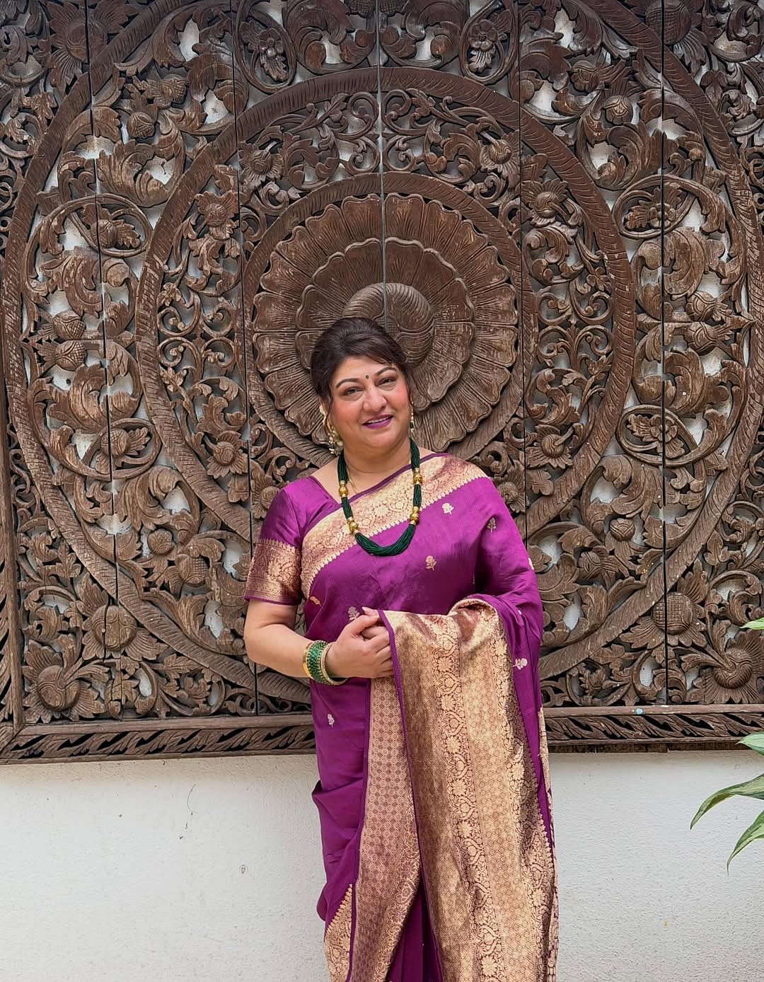 ಸಾಂಪ್ರದಾಯಿಕ ಉಡುಗೆಯಲ್ಲಿ ನಟಿ ಮಾಲಾಶ್ರೀ: ‘ನಂಜುಂಡಿ ಕಲ್ಯಾಣ’ ನೆನೆದ ಅಭಿಮಾನಿಗಳು