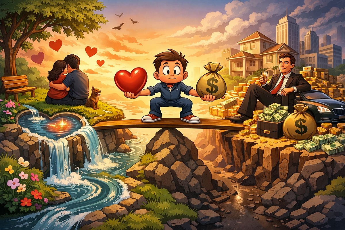 ಪಿವಿ ವೈಬ್ಸ್‌: ಜೀವನದಲ್ಲಿ ಹಣ ಮುಖ್ಯವೋ, ಪ್ರೀತಿ ಮುಖ್ಯವೋ..?