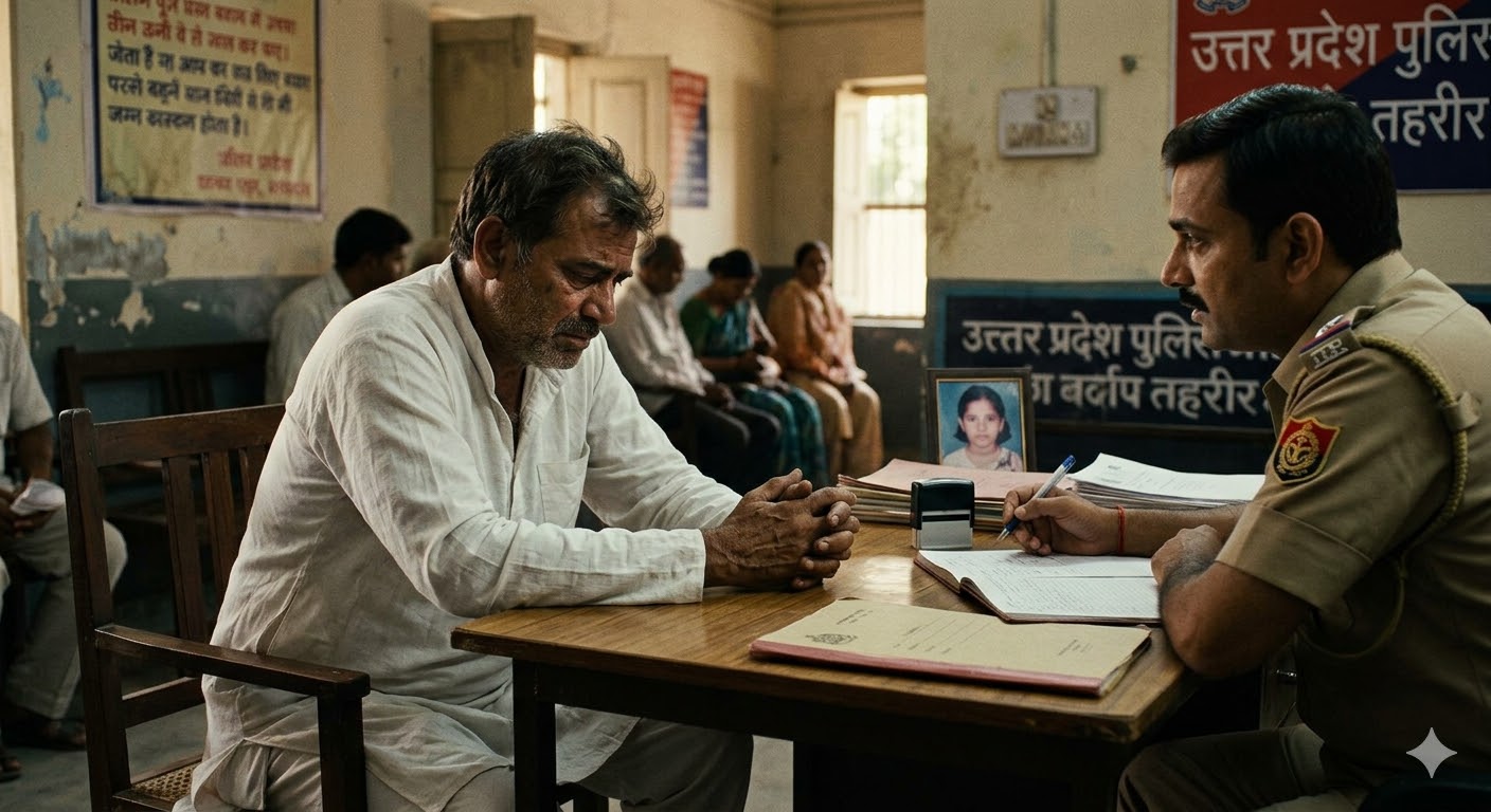 ಉತ್ತರ ಪ್ರದೇಶ: ಸಮಾಜಕ್ಕೆ ಹೆದರಿ ಮಗಳ ಅಪಹರಣದ ಸುದ್ದಿಯನ್ನೇ ಮುಚ್ಚಿಟ್ಟ ತಂದೆ ! 