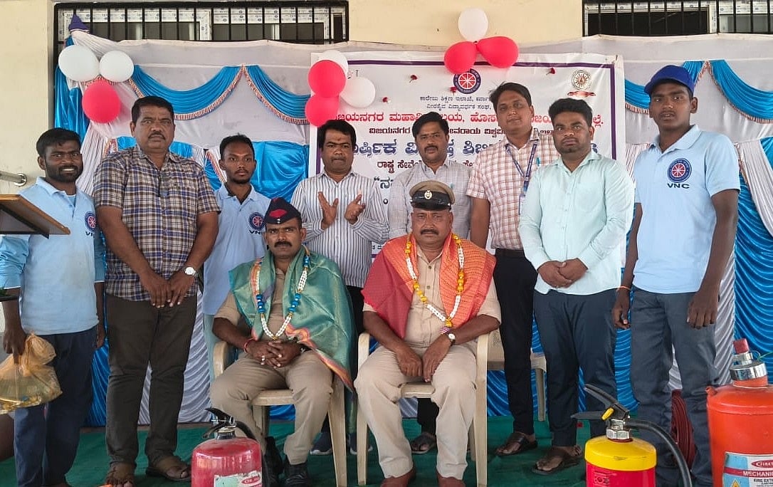 ಅಗ್ನಿಶಾಮಕ ದಳದಿಂದ ಅಣಕು ಪ್ರದರ್ಶನ