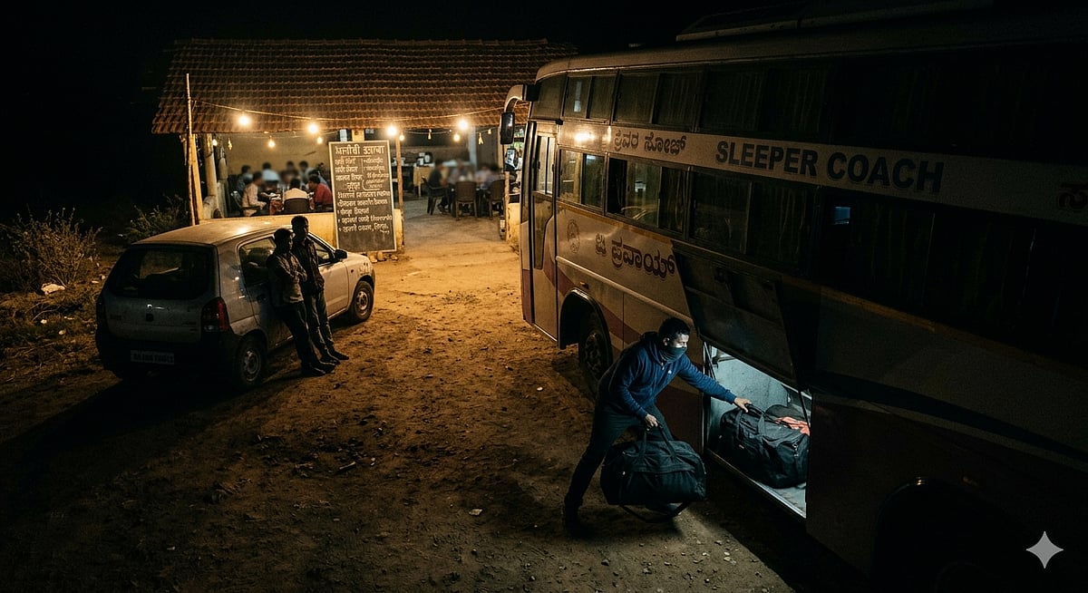 ₹97 ಲಕ್ಷದ ಚಿನ್ನ ಕಳವು: ಬಸ್‌ನಲ್ಲಿ ಬ್ಯಾಗ್ ಬಿಟ್ಟು ಊಟಕ್ಕೆ ಹೋಗಿದ್ದಾಗ ಕೃತ್ಯ