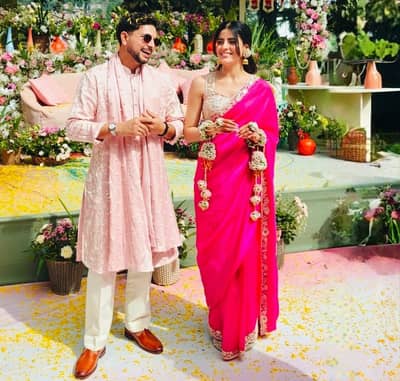 ಕುಲದೀಪ್ ಯಾದವ್ ಅವರು ಇಂದು (ಮಾರ್ಚ್‌ 14) ತಮ್ಮ ಬಾಲ್ಯದ ಗೆಳತಿ ವಂಶಿಕಾ  ಜೊತೆ ಹಸೆಮಣೆ ಏರಲಿದ್ದಾರೆ.