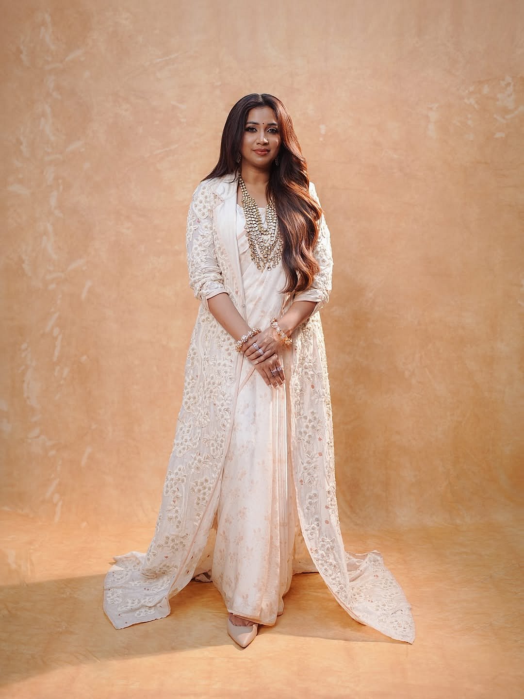 ಸೀರೆಗೌನ್‌ನಲ್ಲಿ ಮಿನುಗಿದ ಮೆಲೋಡಿ ಕ್ವೀನ್ ಶ್ರೇಯಾ ಘೋಷಾಲ್‌