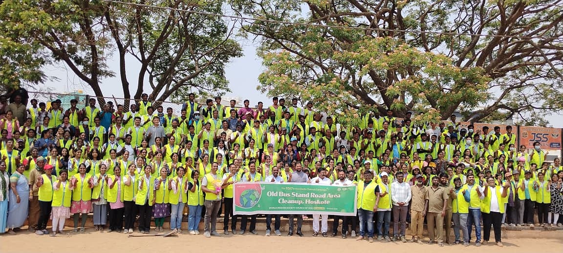 ಸ್ವಚ್ಛತೆಗೆ ಜನರಿಂದ ಸಿಗದ ಸ್ಪಂದನೆ: ಹೊಸಕೋಟೆ ಶಾಸಕ ಶರತ್‌ ಬಚ್ಚೇಗೌಡ ಬೇಸರ