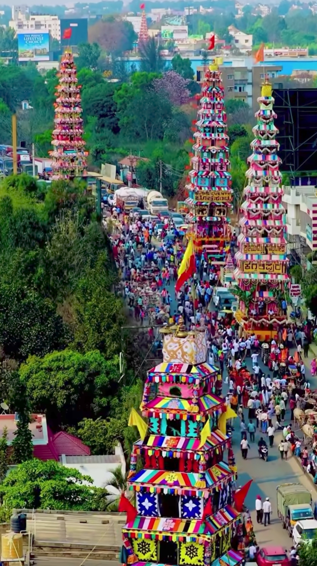 ನಾವು ನಡೆದಿದ್ದೇ ದಾರಿ ಎಂಬಂತೆ ಮುಖ್ಯ ರಸ್ತೆಯಲ್ಲಿ ಸಾಗುತ್ತಿರುವ ಕುರ್ಜುಗಳು